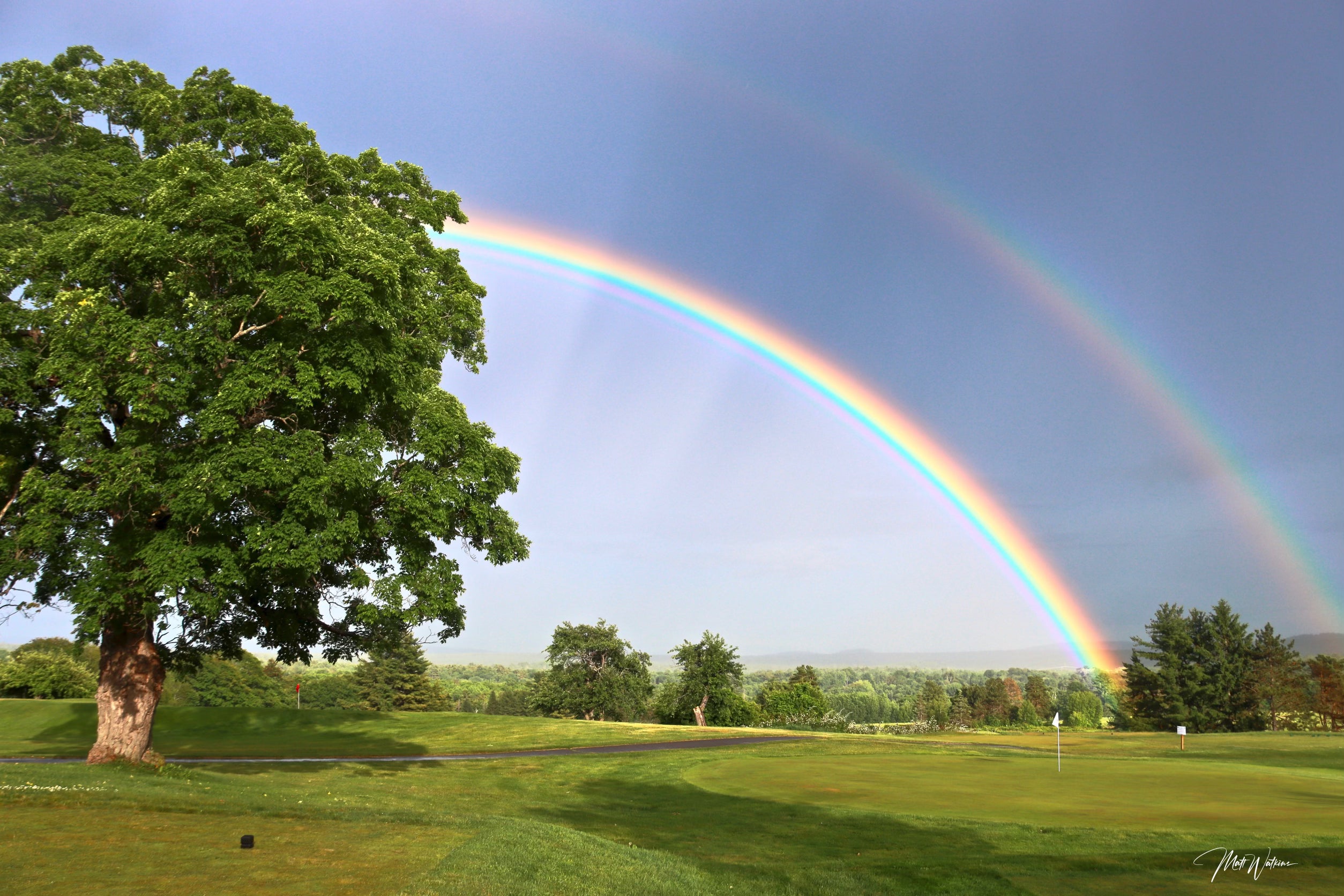 Rainbow photo, Orono, Maine