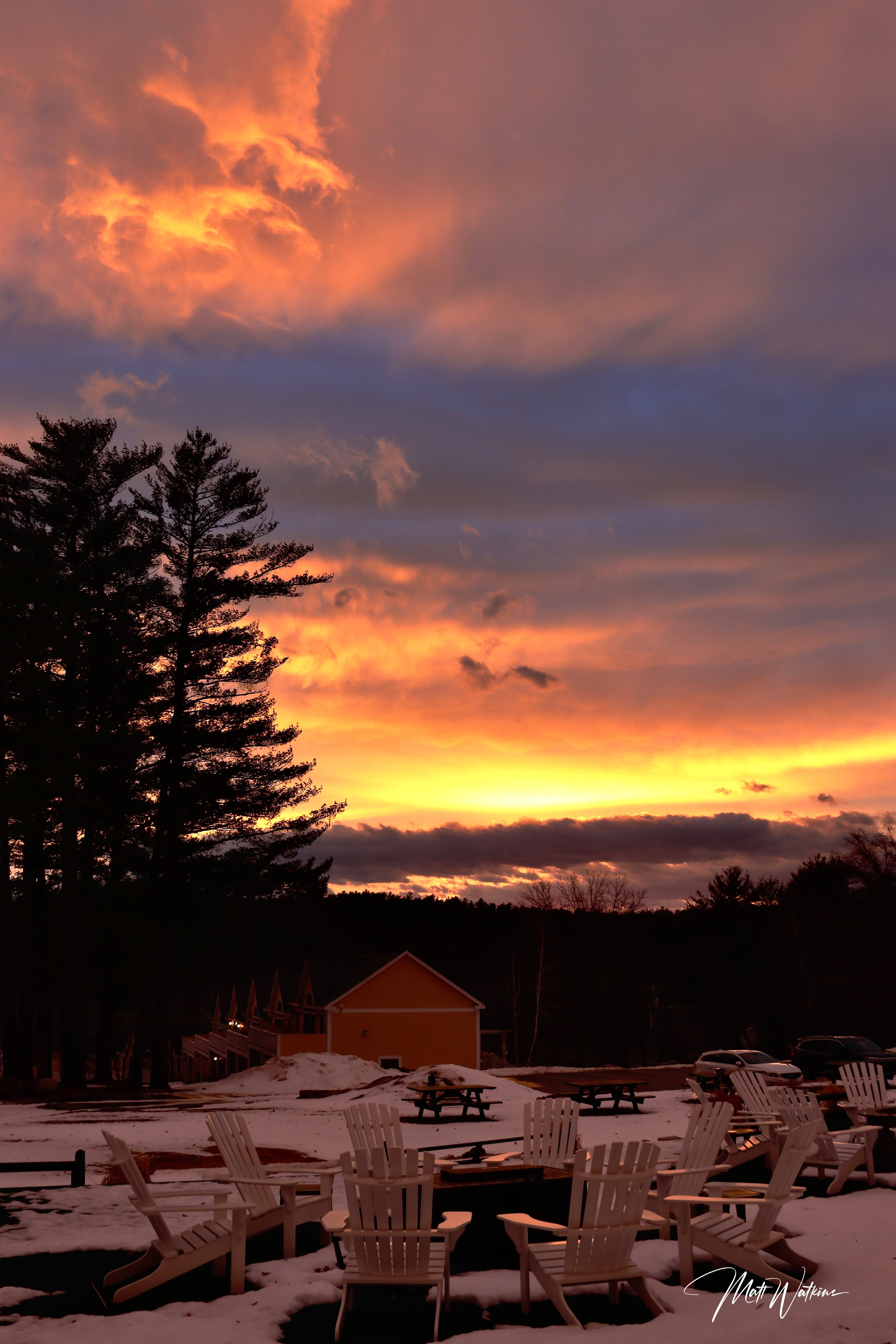 Bethel Maine sunset