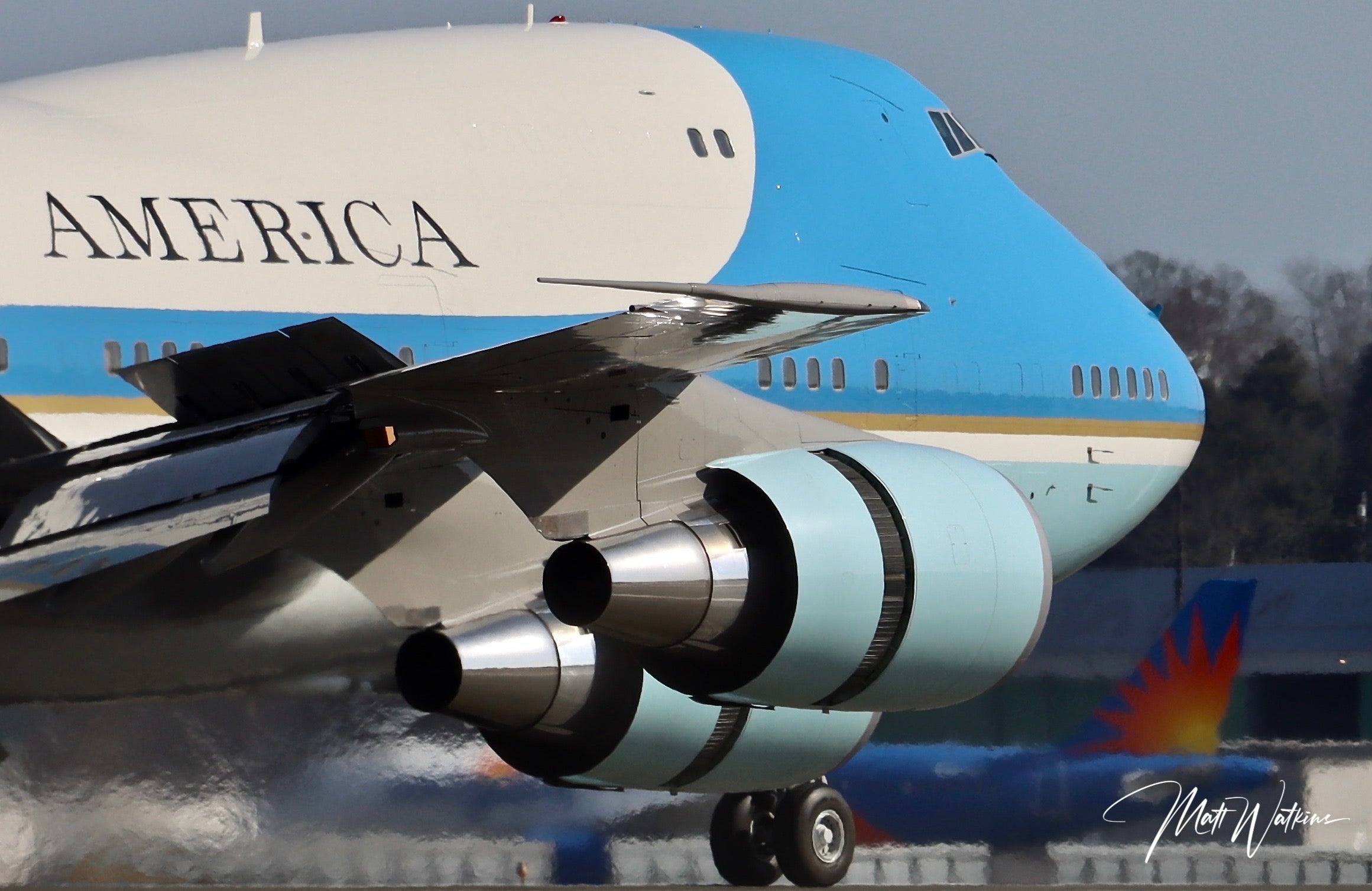 Air Force One, Bangor International Airport