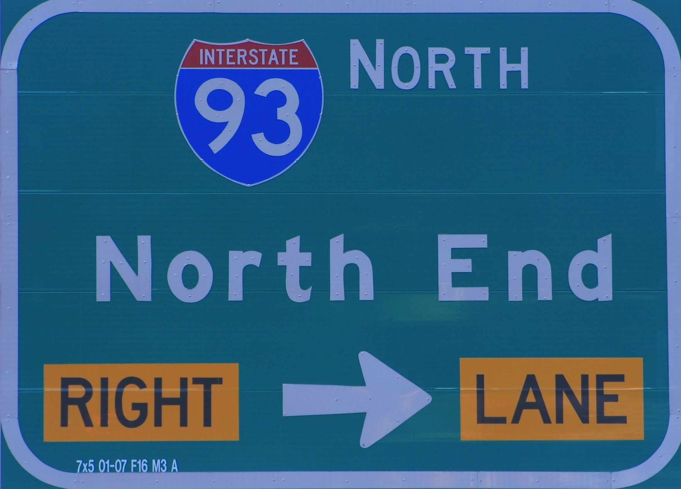 North End sign