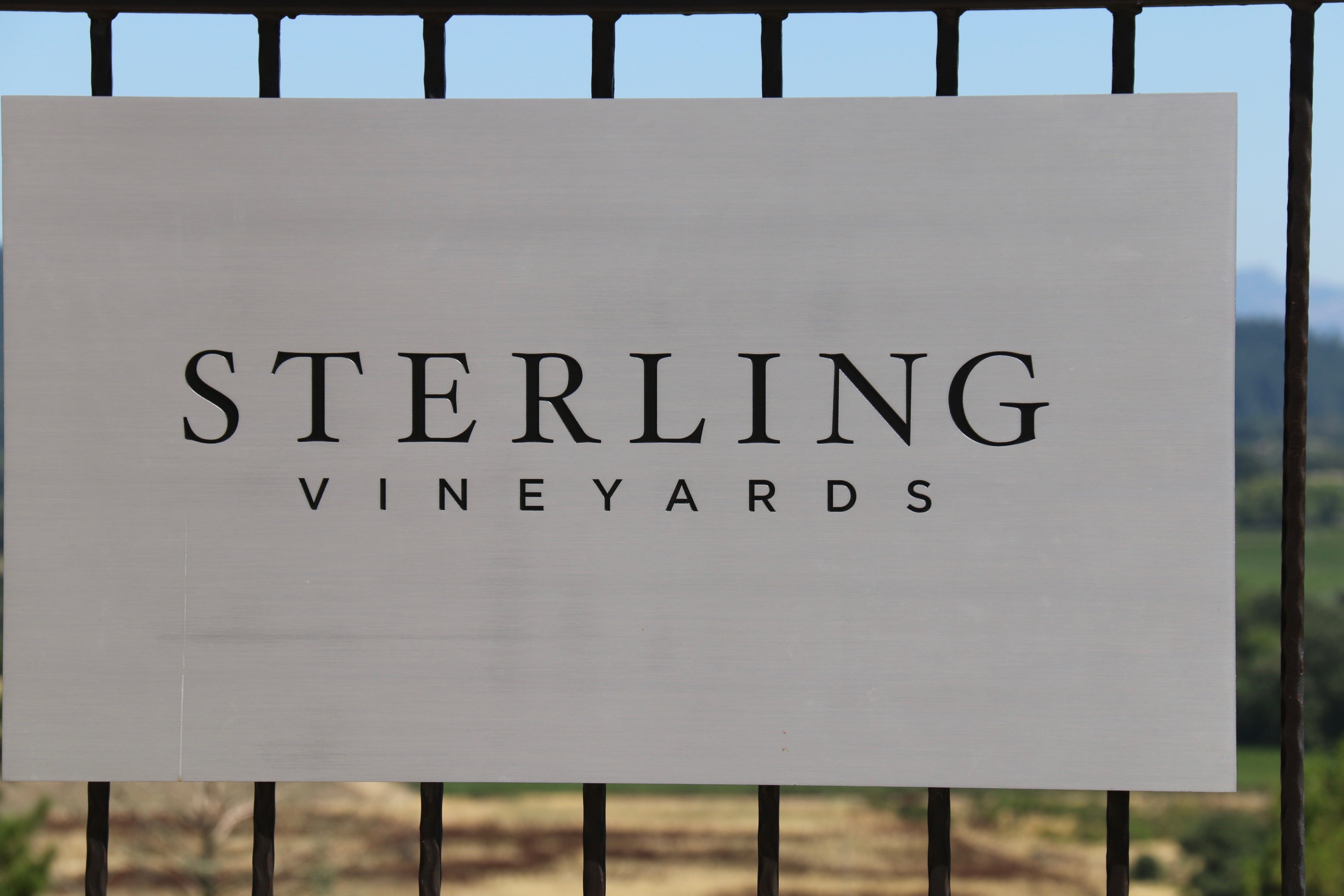 Sterling Winery sign