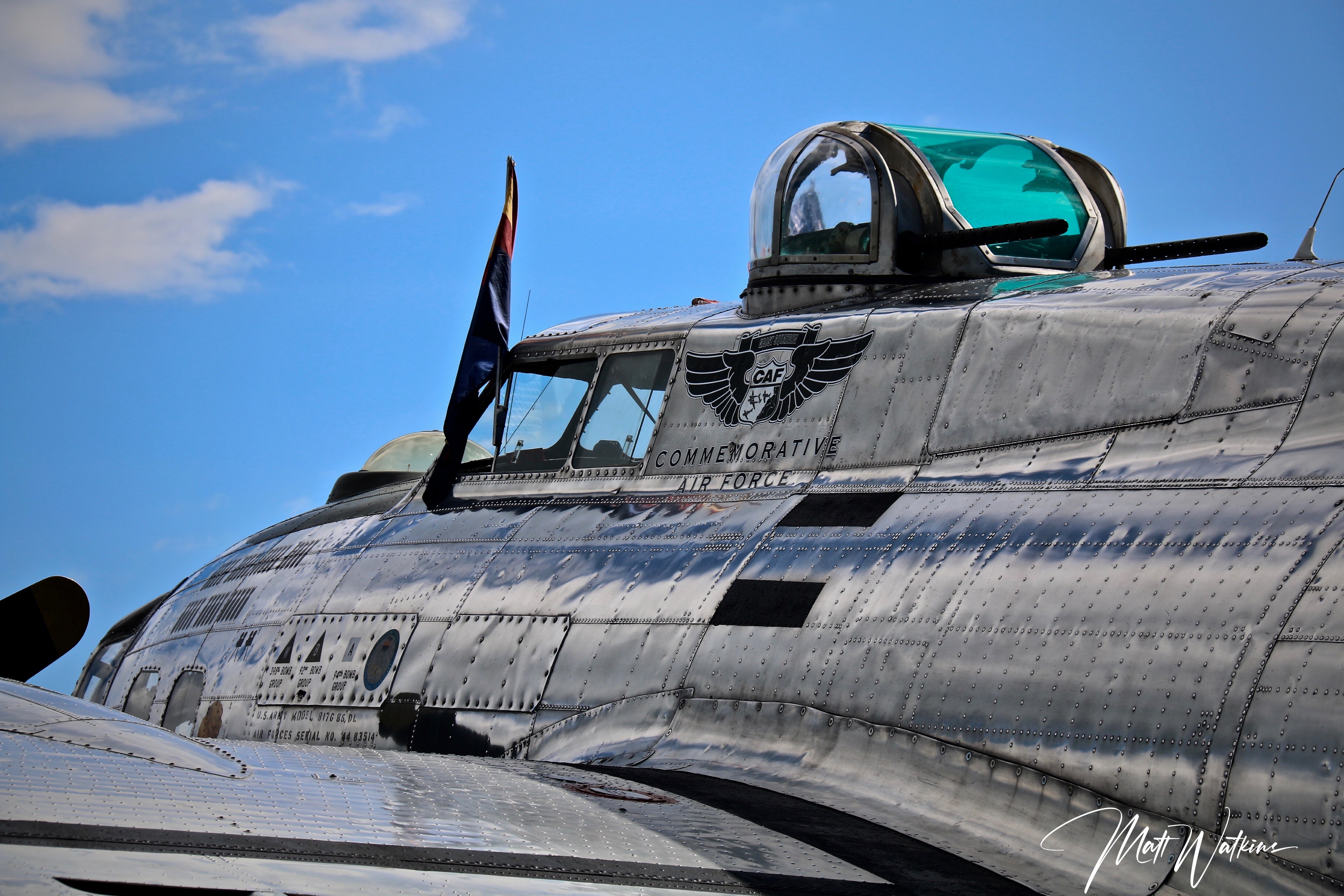 B17 at Bar Harbor Trenton Airport.