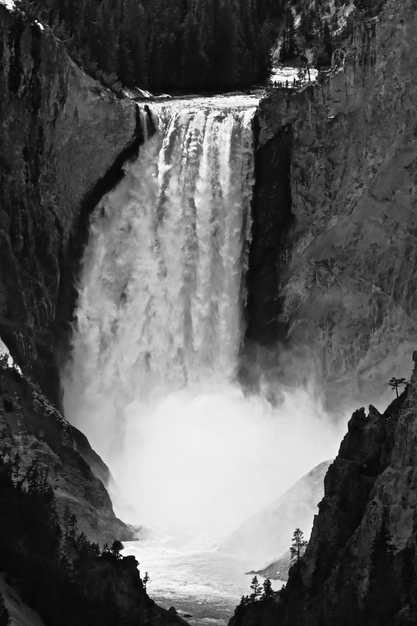 Waterfall at Yellowstone National Park