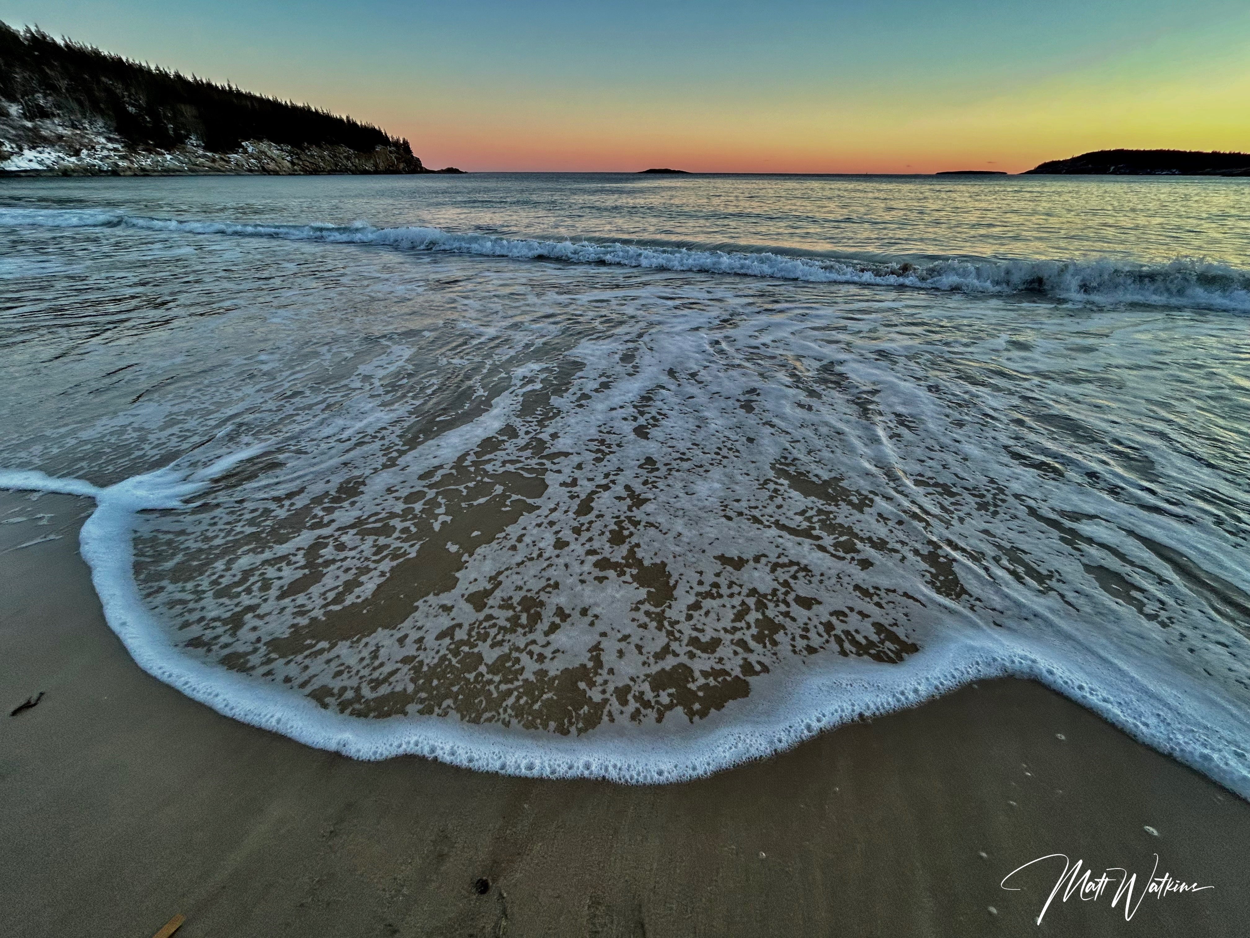 Acadia National Park at sunset