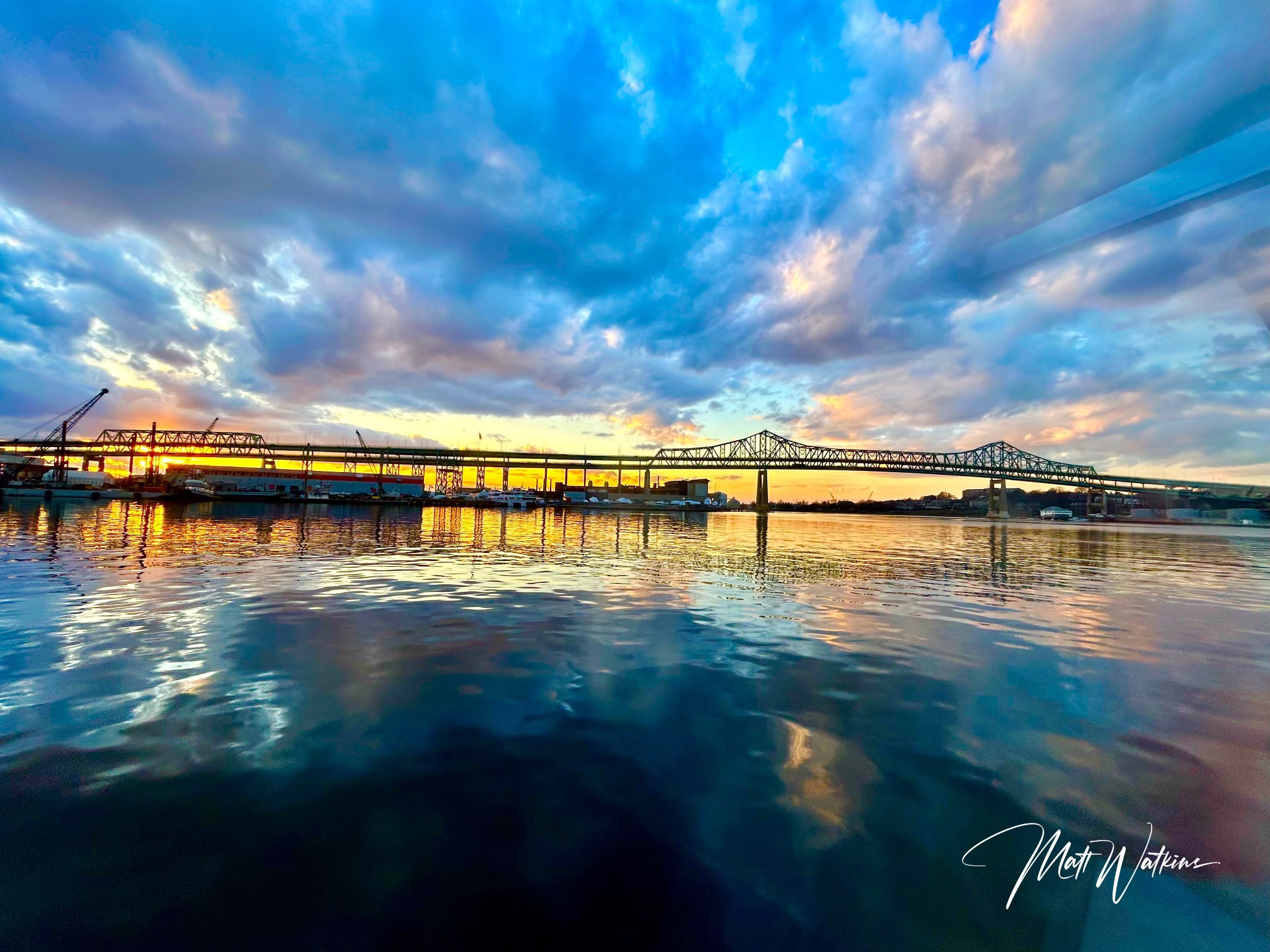 Tobin Bridge, Boston Harbor