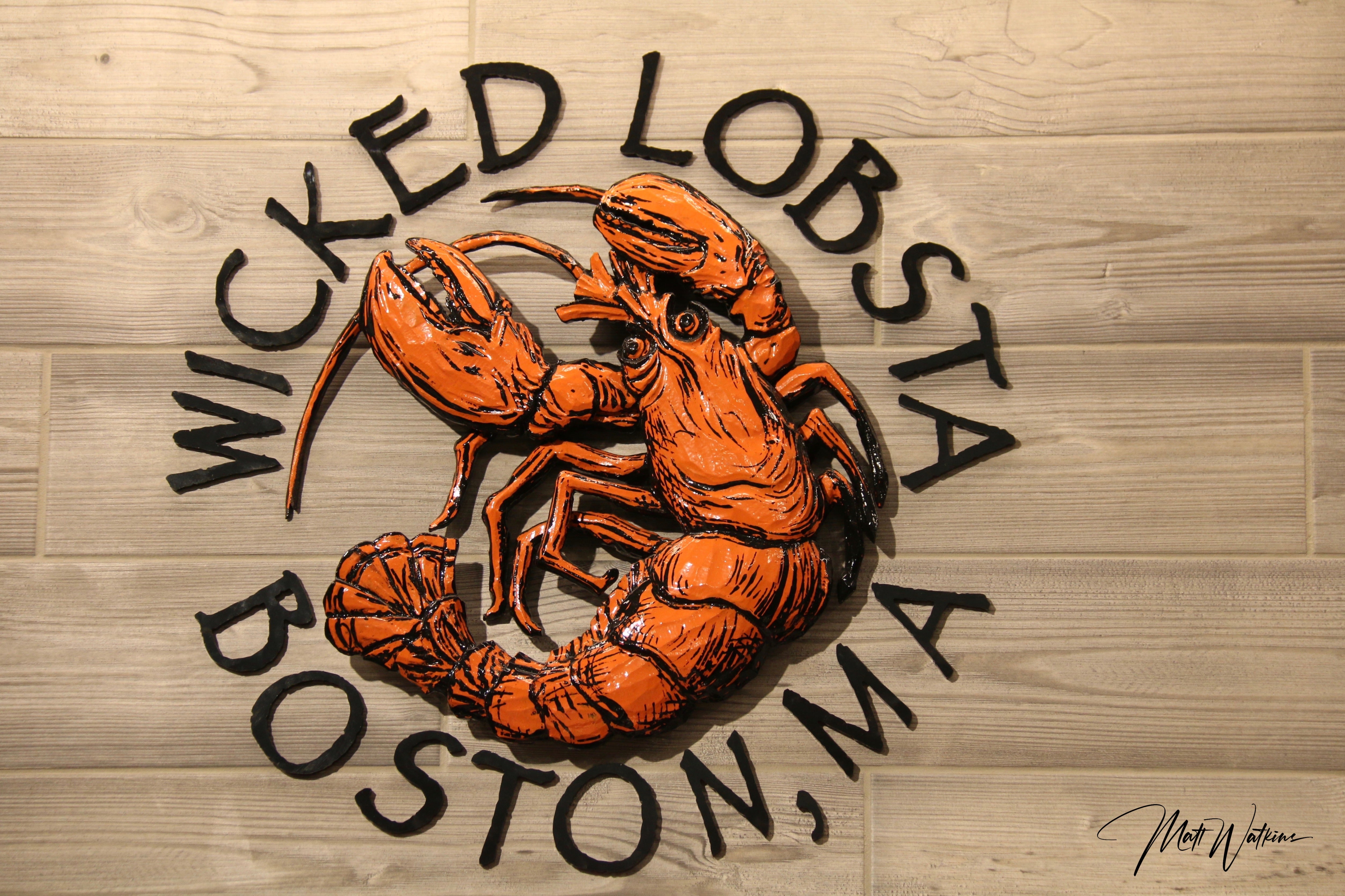 Wicked Lobsta sign - Boston, MA