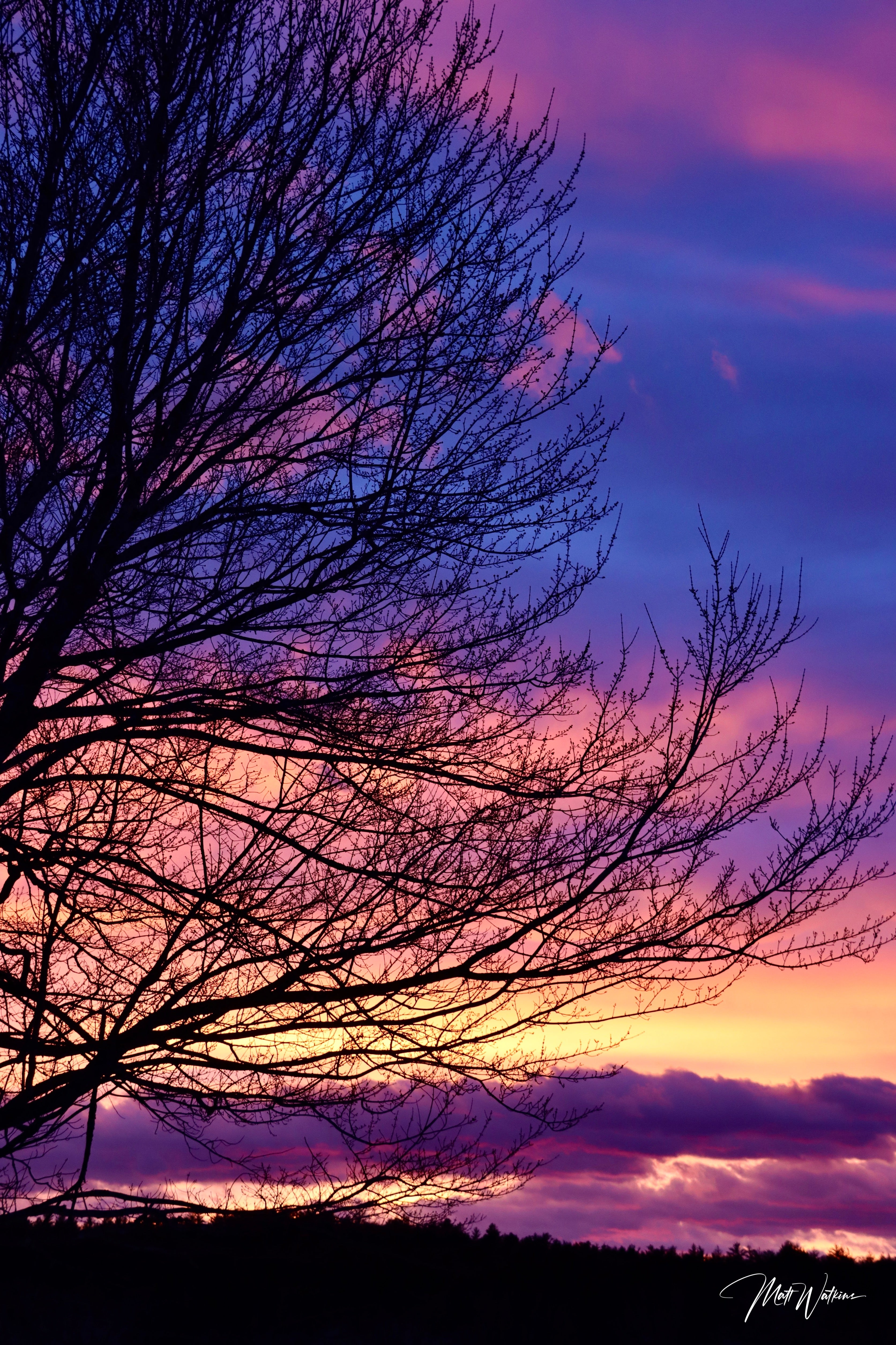 Bethel Maine sunset