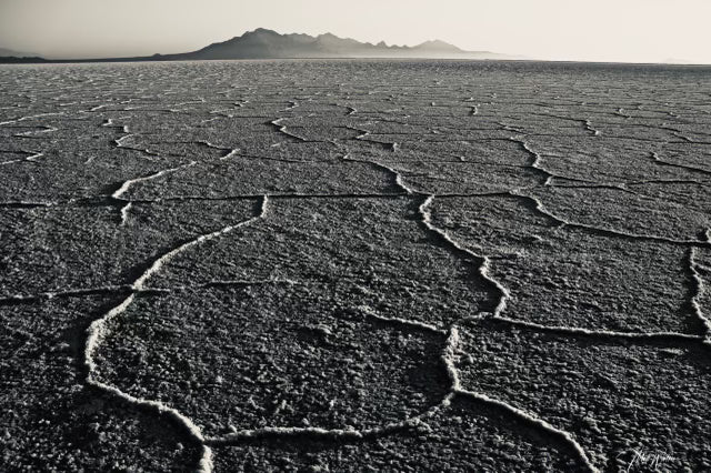 Bonneville salt flats, Utah