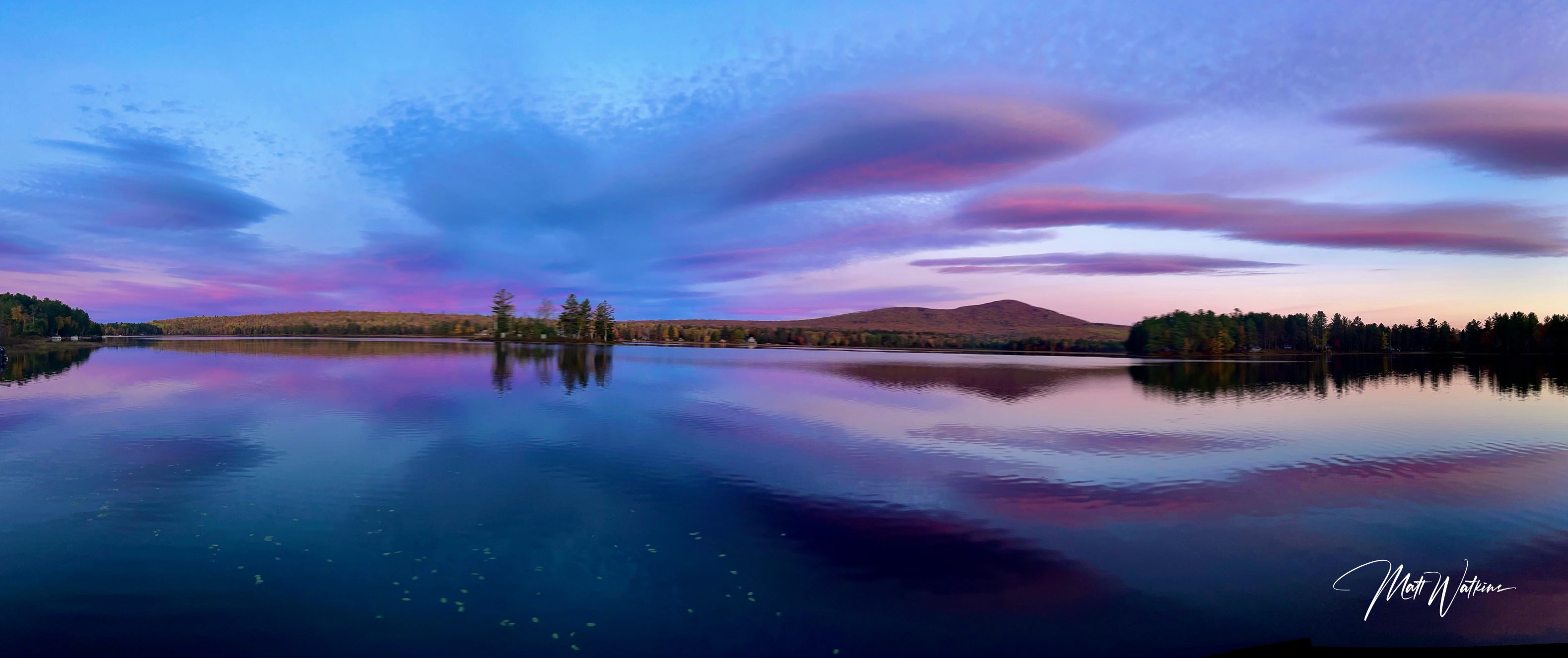 Sunrise at Ebeemee Lake, Maine