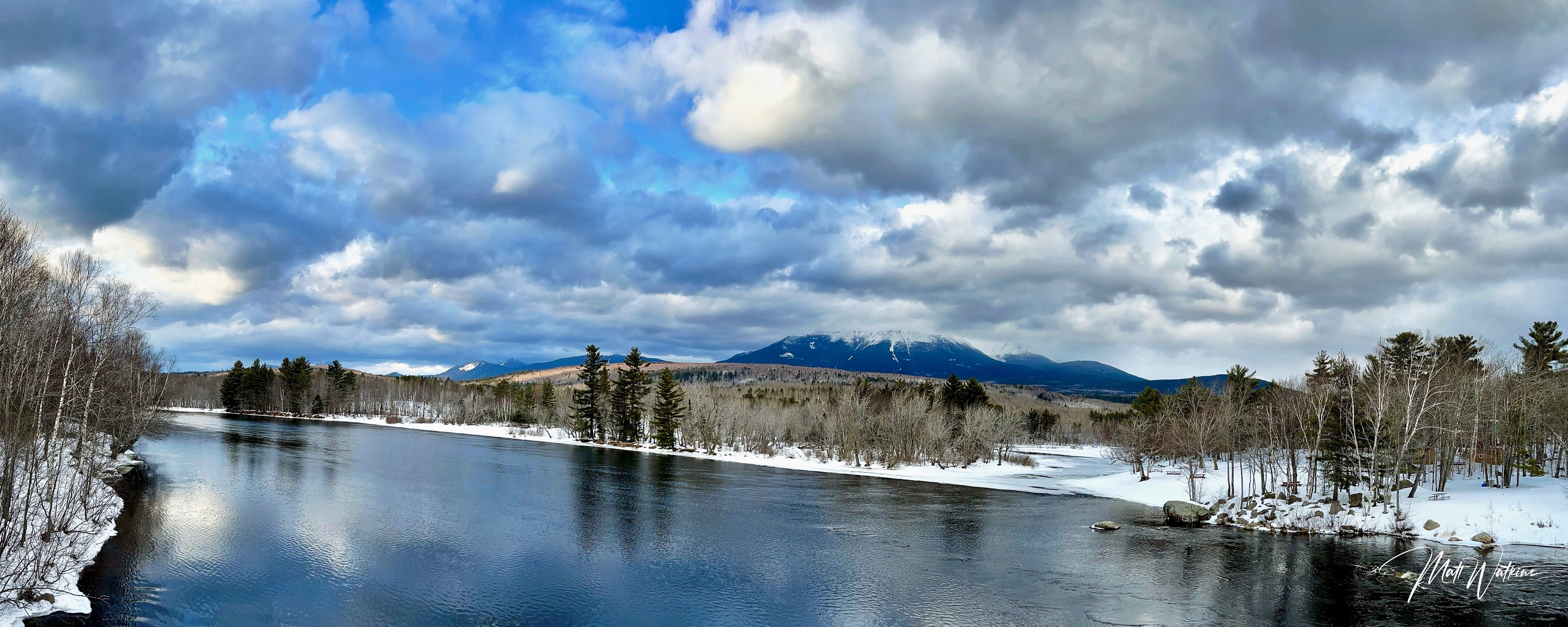 Mt. Katahdin from Abel Bridge, Baxter State Park