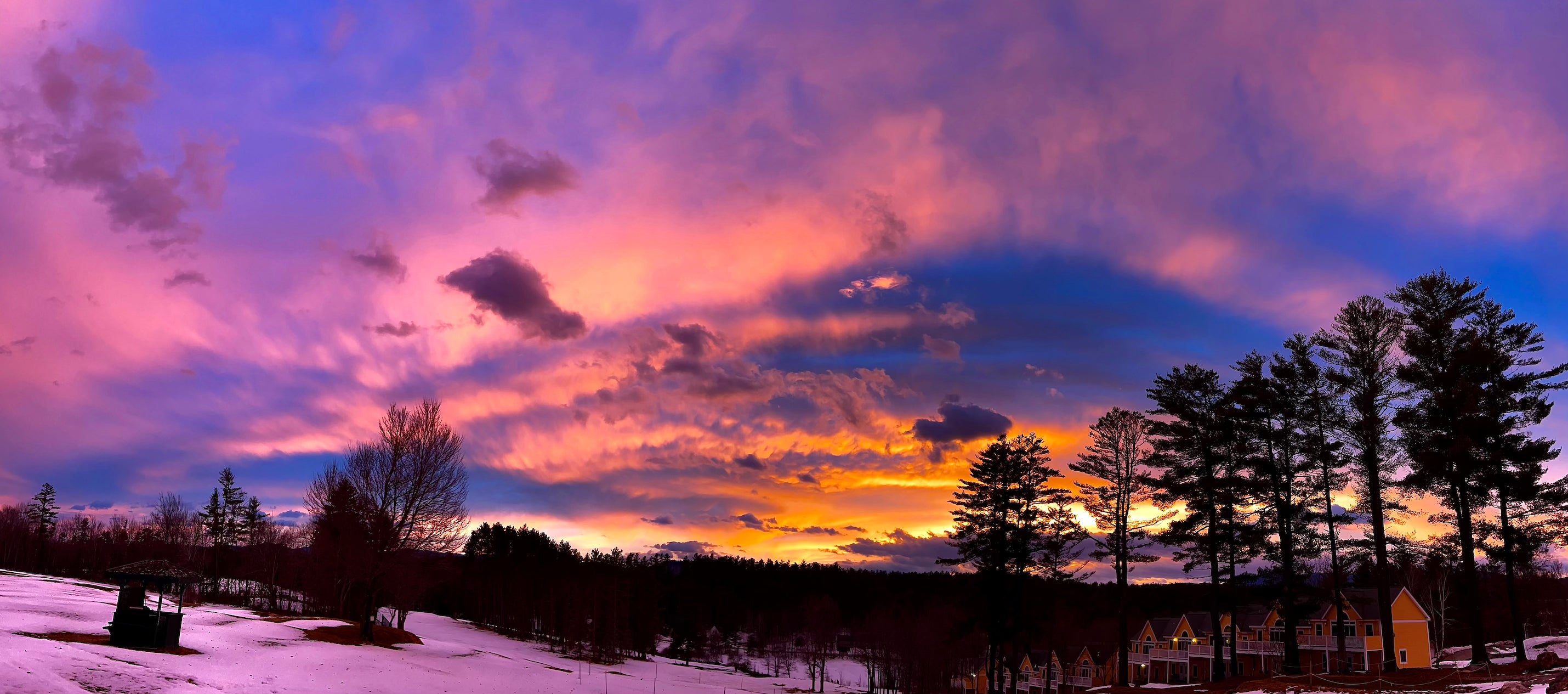 Bethel Maine sunset